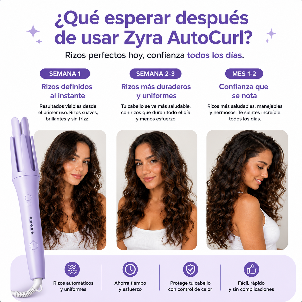Zyra Magic Curl™ – Rizos Perfectos en Segundos